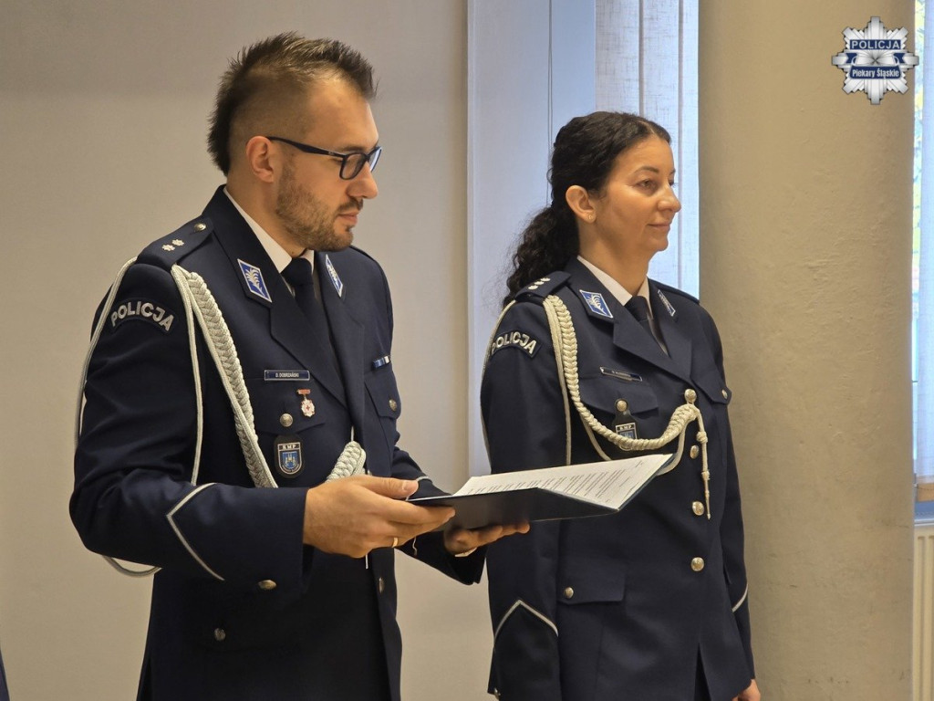 Zmiana warty w policji w Piekarach Śląskich