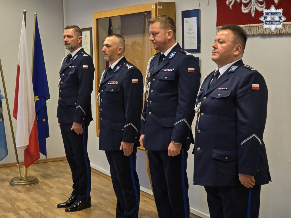 Zmiana warty w policji w Piekarach Śląskich