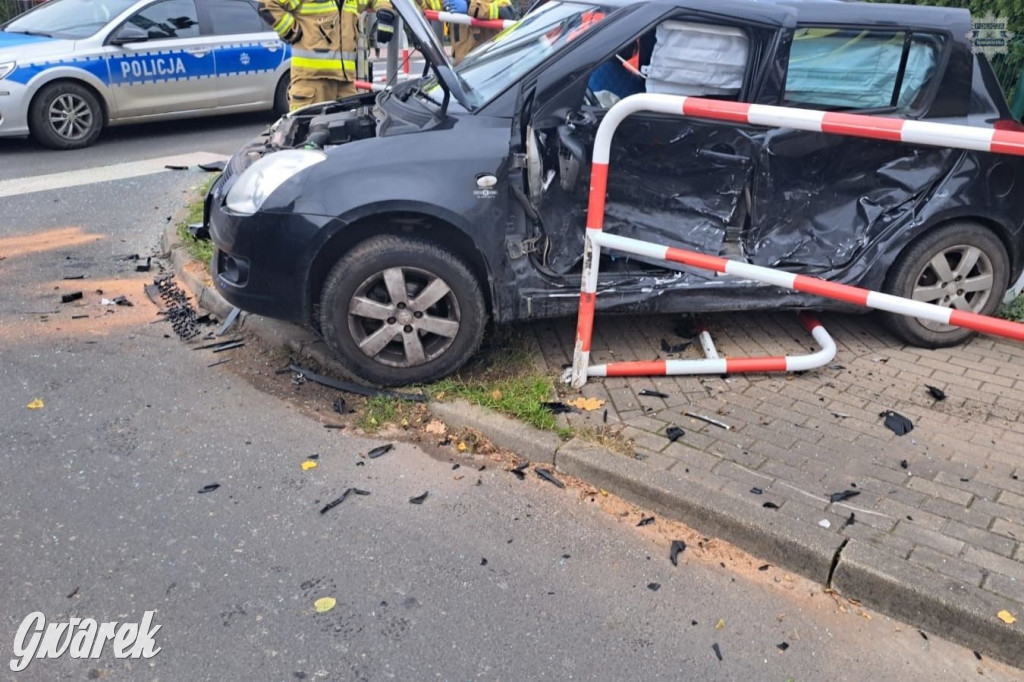 Pijana spowodowała wypadek. Dwie osoby w szpitalu