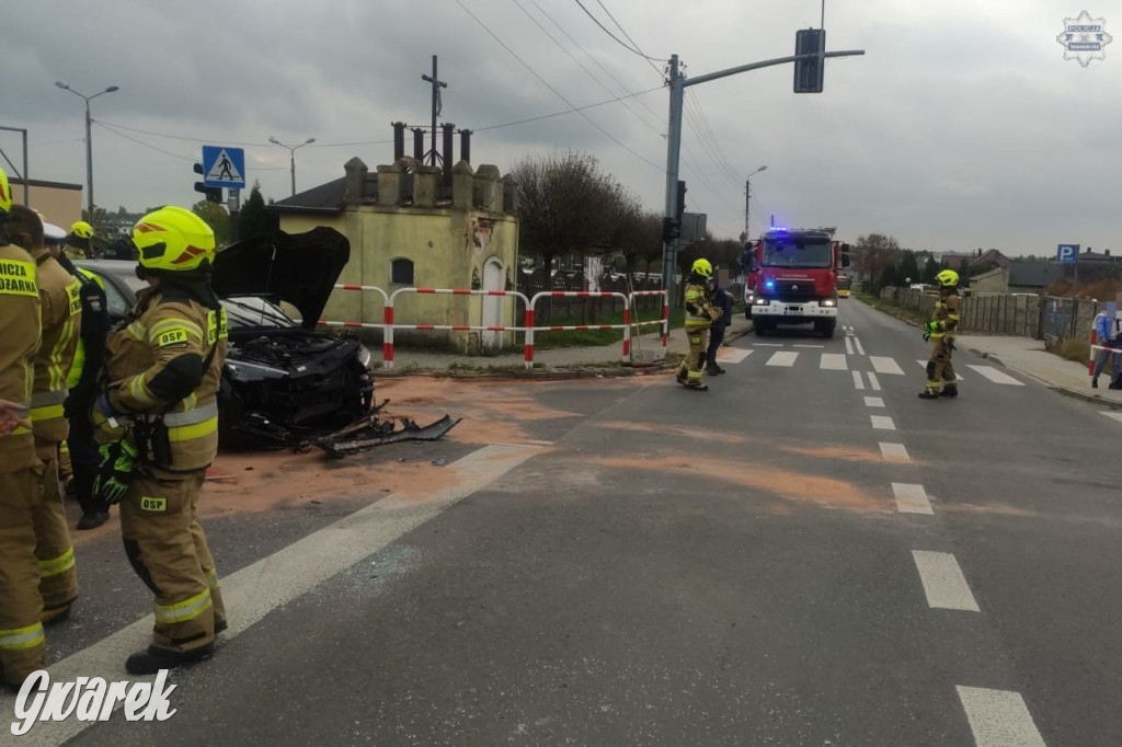 Pijana spowodowała wypadek. Dwie osoby w szpitalu