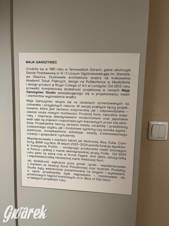 Projektowanie codzienności Mai Ganszyniec