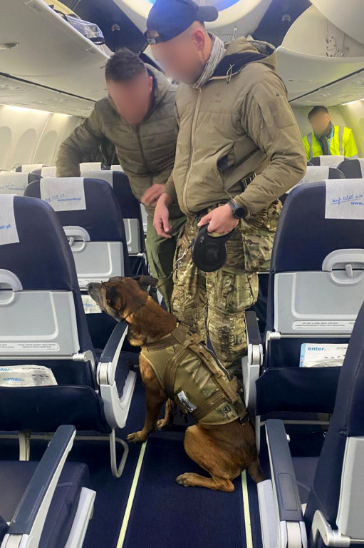 Katowice Airport. Komandosi z Lublińca i psy w akcji