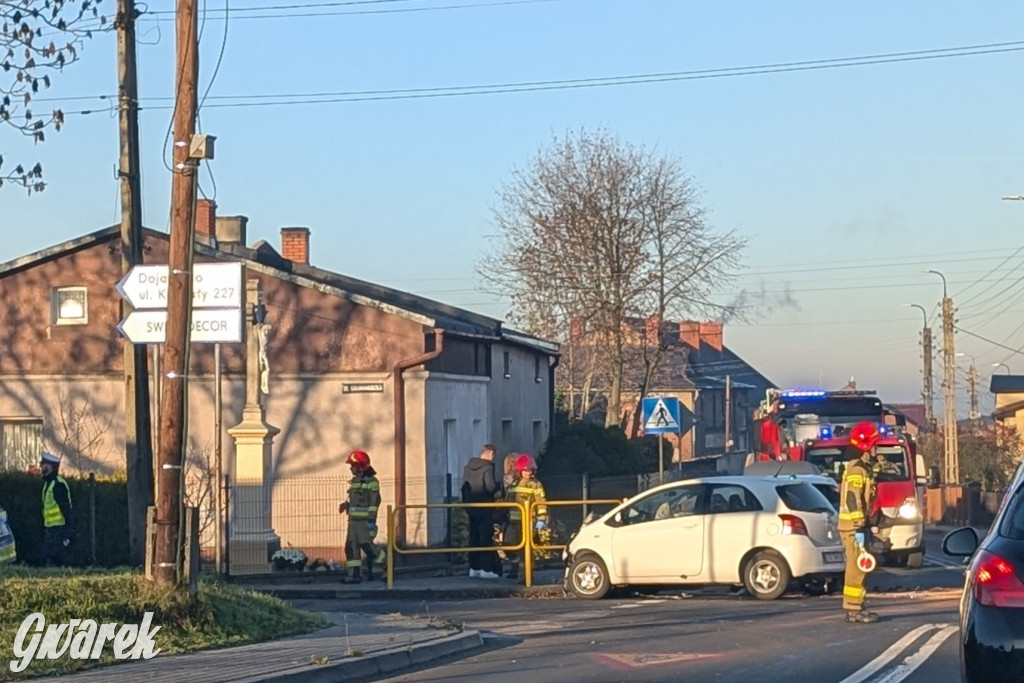 Tarnowskie Góry. 20-latek wymusił pierwszeństwo