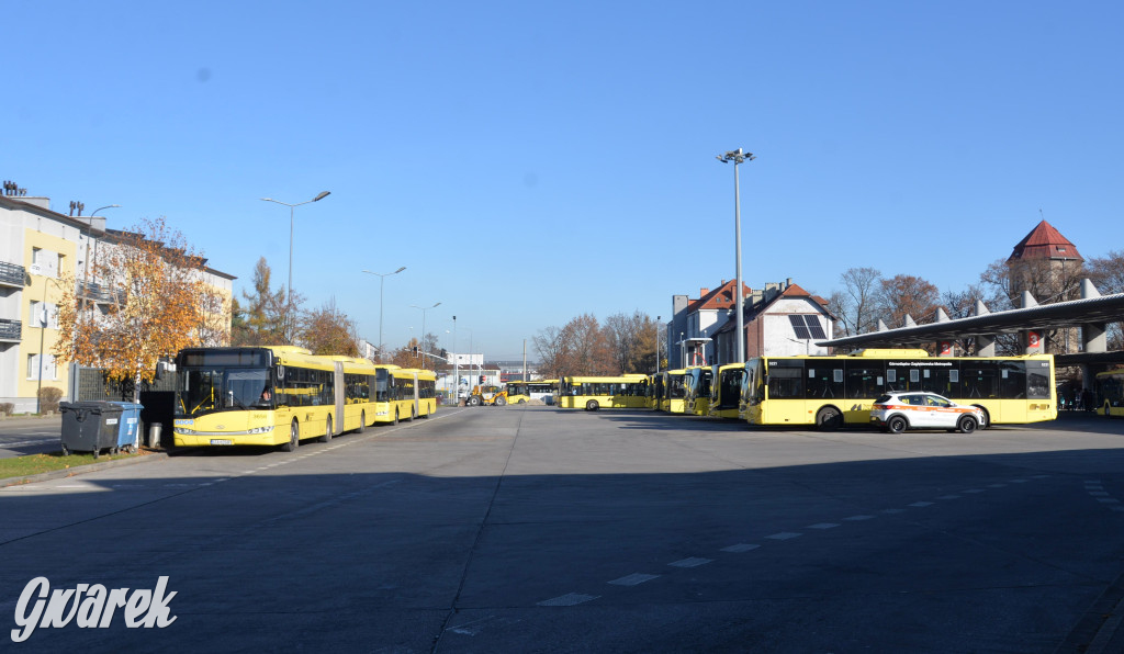 Prace na dworcu autobusowym w Tarnowskich Górach