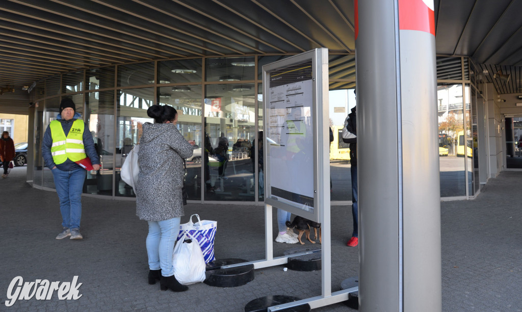 Prace na dworcu autobusowym w Tarnowskich Górach