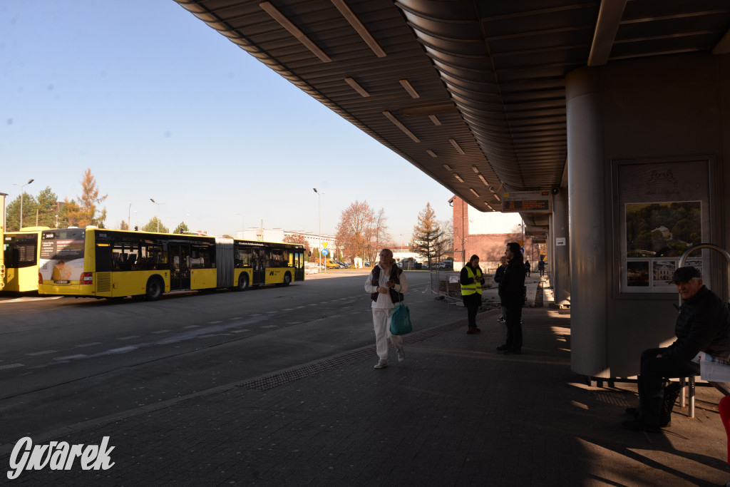 Prace na dworcu autobusowym w Tarnowskich Górach