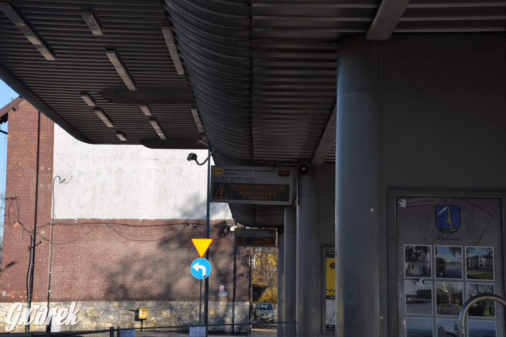 Prace na dworcu autobusowym w Tarnowskich Górach