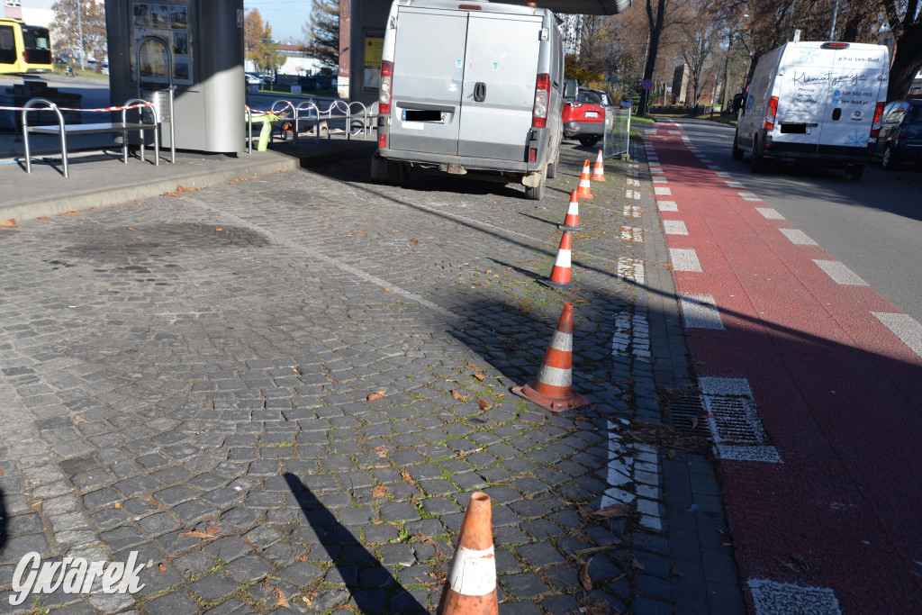 Prace na dworcu autobusowym w Tarnowskich Górach
