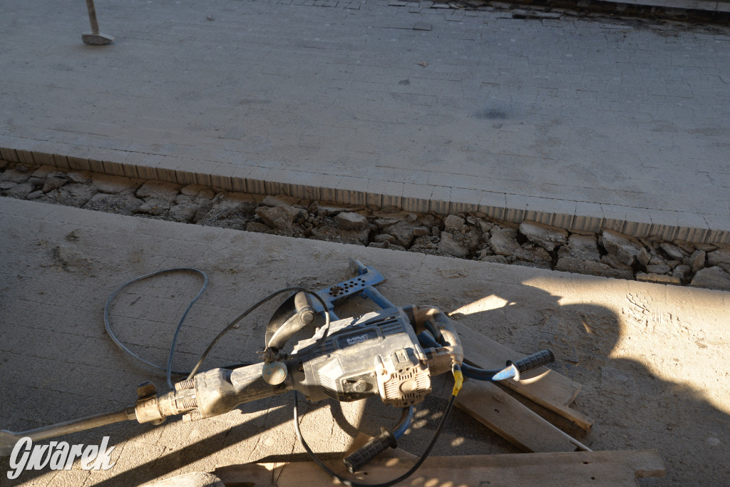 Prace na dworcu autobusowym w Tarnowskich Górach