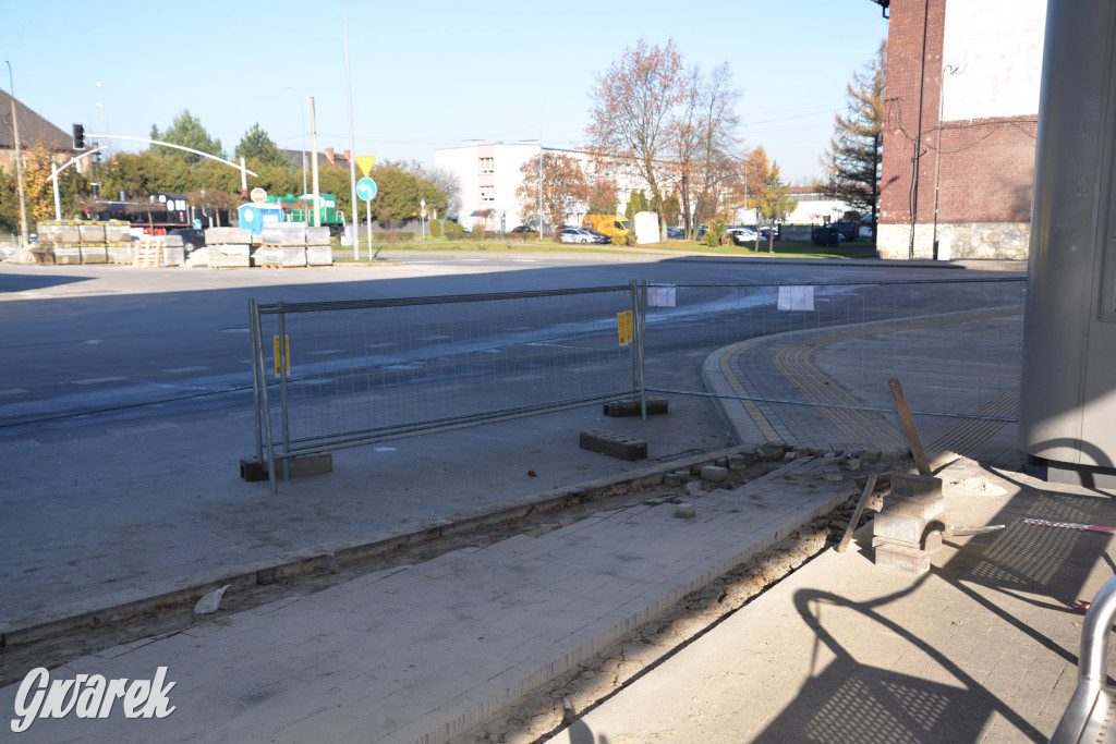 Prace na dworcu autobusowym w Tarnowskich Górach