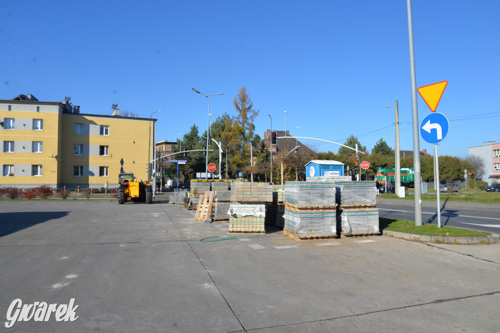 Prace na dworcu autobusowym w Tarnowskich Górach