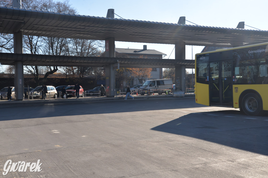 Prace na dworcu autobusowym w Tarnowskich Górach