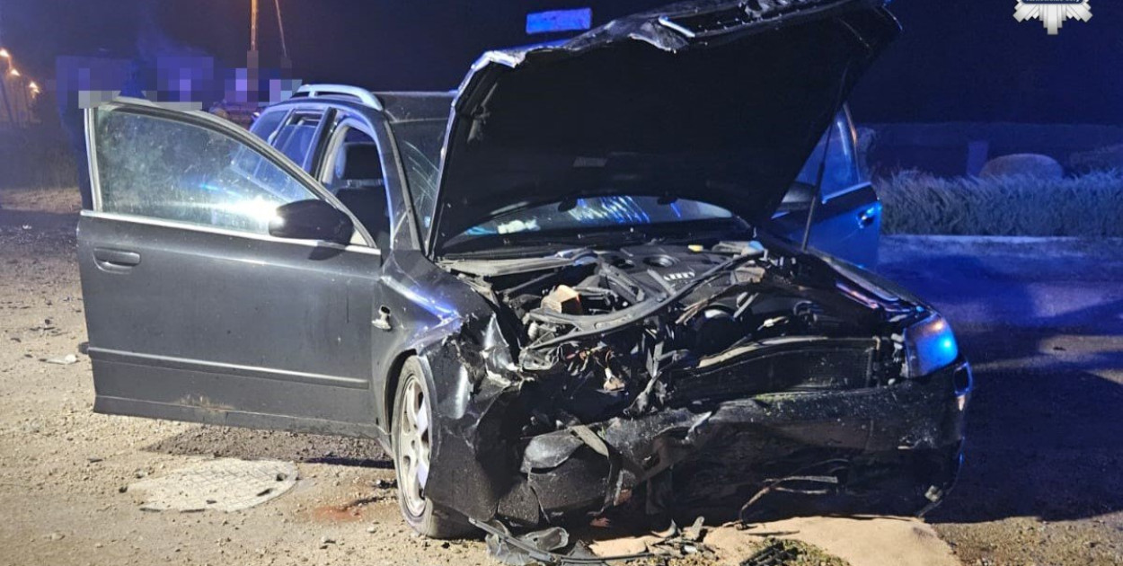 Powiat tarnogórski. Wjechał w forda, był pijany