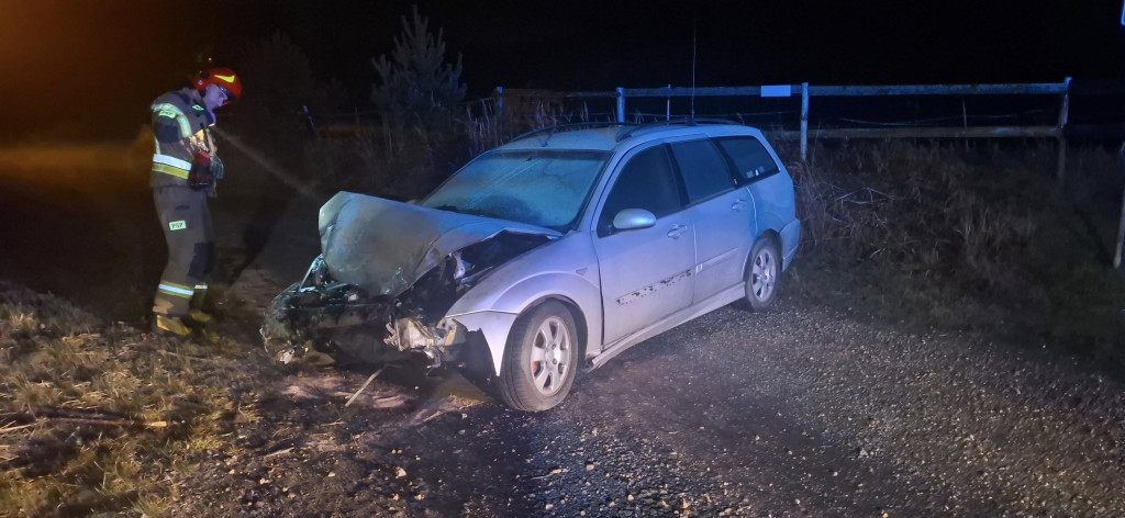 Powiat tarnogórski. Wjechał w forda, był pijany