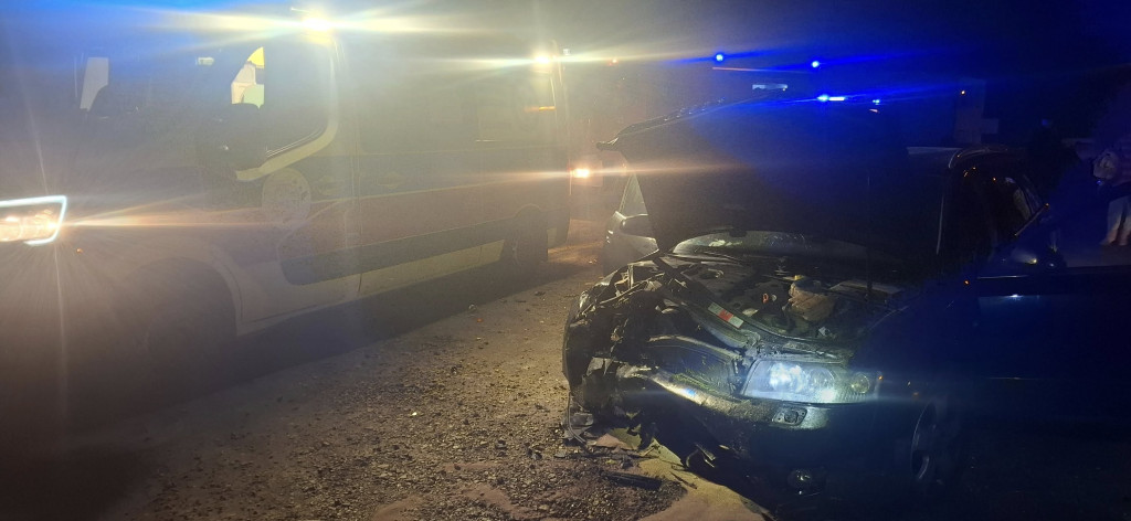 Powiat tarnogórski. Wjechał w forda, był pijany