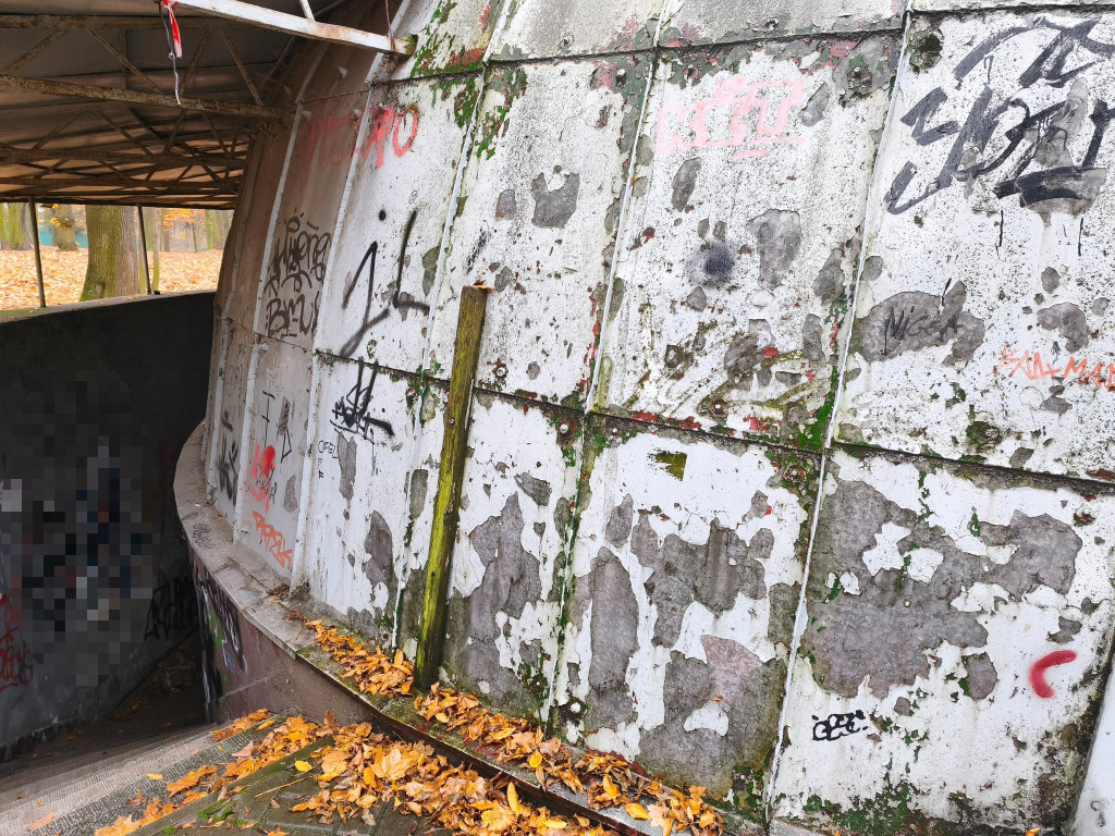 Tarnowskie Góry. Park Miejski – amfiteatr za muszlę