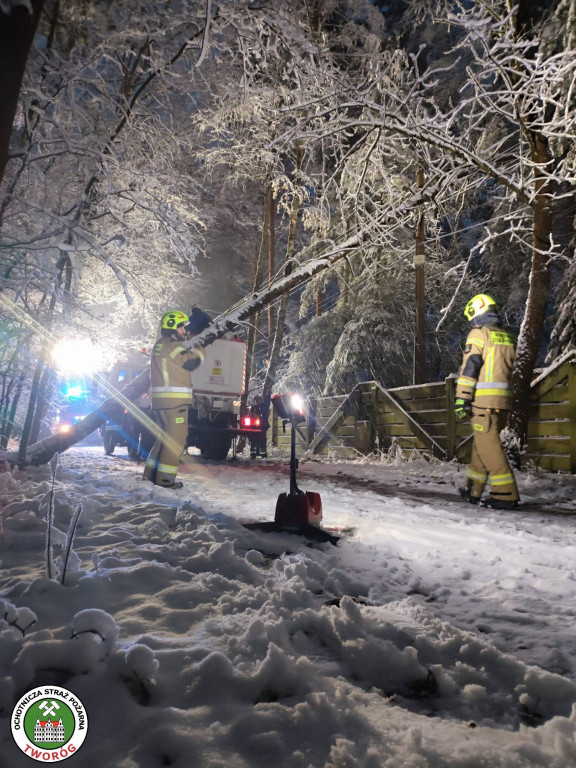 Powiat tarnogórski. Strażacy mieli pełne ręce roboty