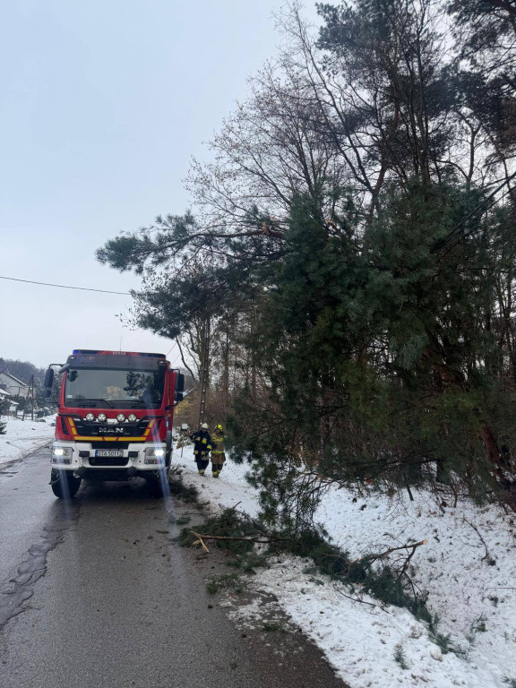 Powiat tarnogórski. Strażacy mieli pełne ręce roboty