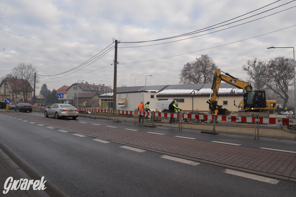 Powiat tarnogórski. Budowa marketu Dino