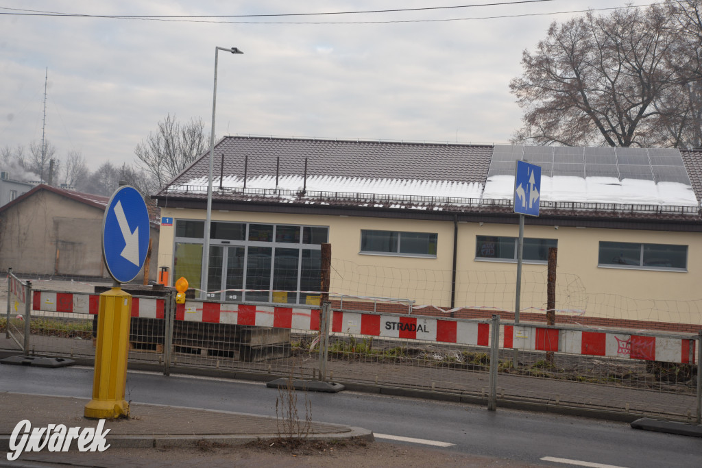 Powiat tarnogórski. Budowa marketu Dino