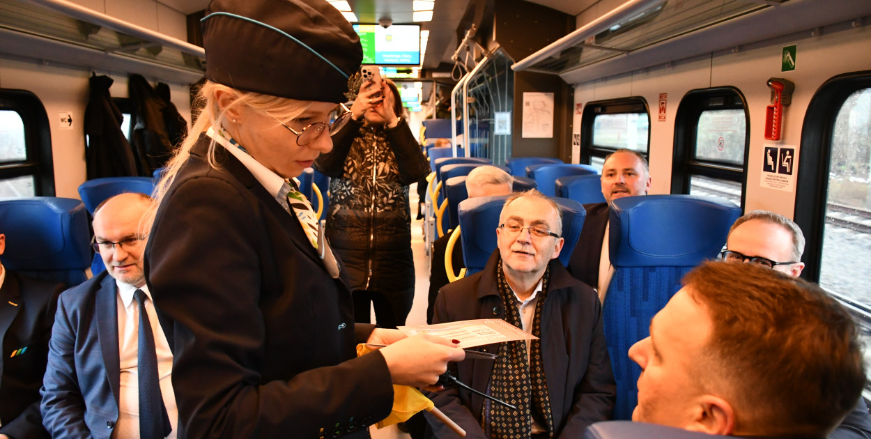 Pociąg specjalny przejechał przez Tarnowskie Góry