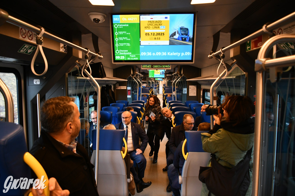 Pociąg specjalny przejechał przez Tarnowskie Góry