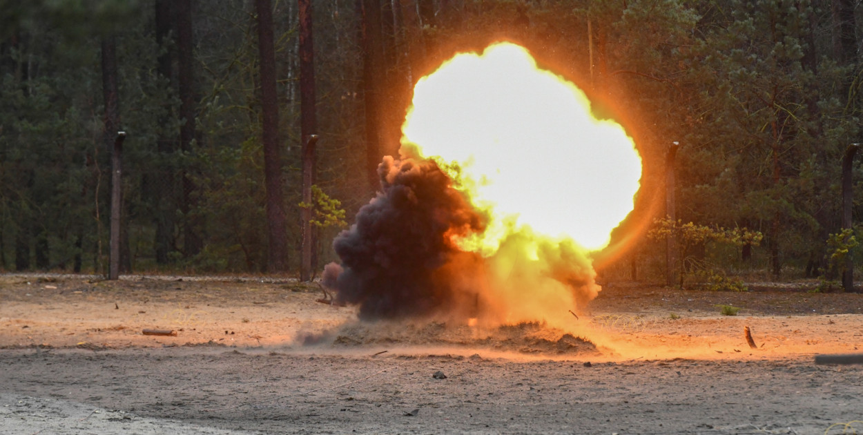 Wybuchy w Nitroergu. Strażnicy graniczni w akcji