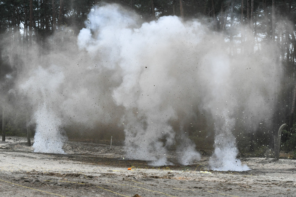 Wybuchy w Nitroergu. Strażnicy graniczni w akcji