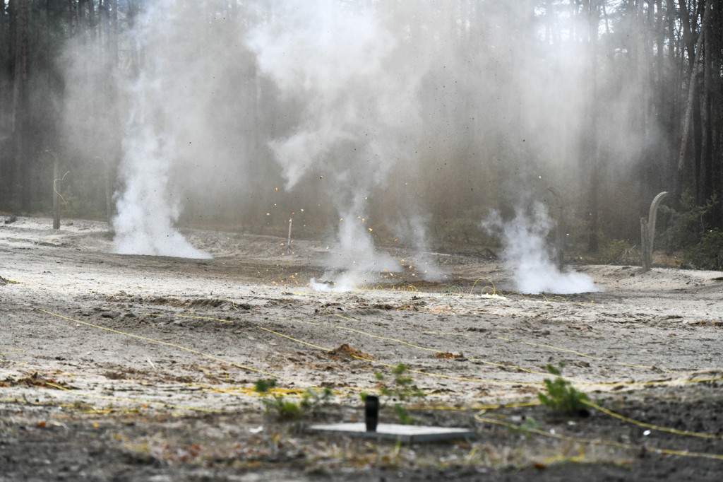 Wybuchy w Nitroergu. Strażnicy graniczni w akcji