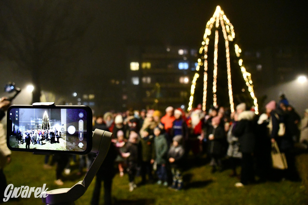 Strzybnicka choinka zabłysła 5 tysiącami lampek