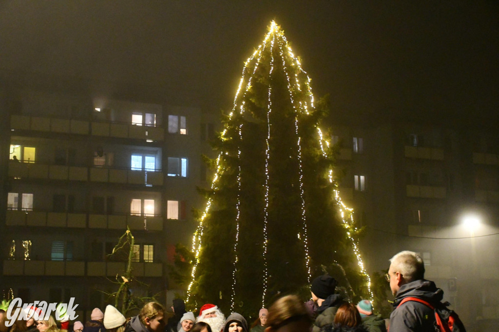 Strzybnicka choinka zabłysła 5 tysiącami lampek