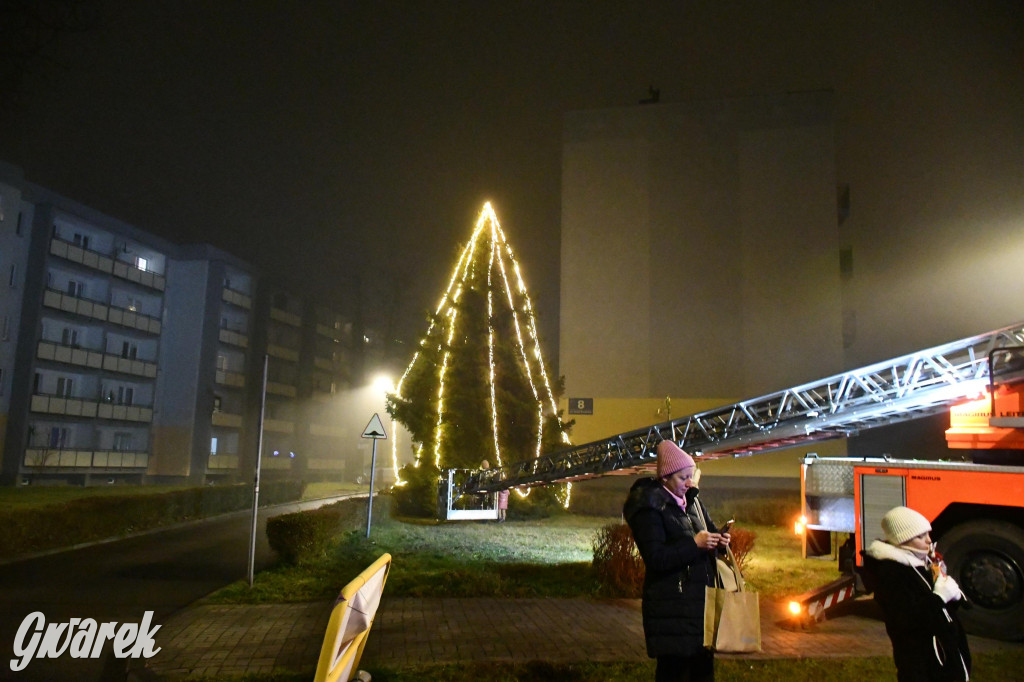 Strzybnicka choinka zabłysła 5 tysiącami lampek
