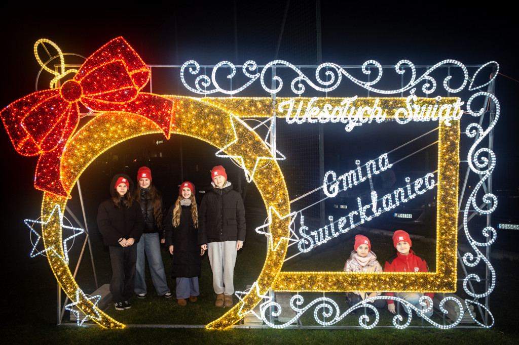Choinka na skwerze. Ozdobili ją mieszkańcy Orzecha