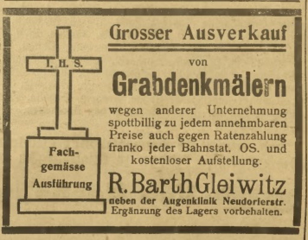 Co się kryje za inskrypcją: R. Barth Kattowitz?