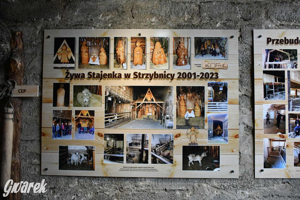 Żywa stajenka w Strzybnicy ponownie otwarta