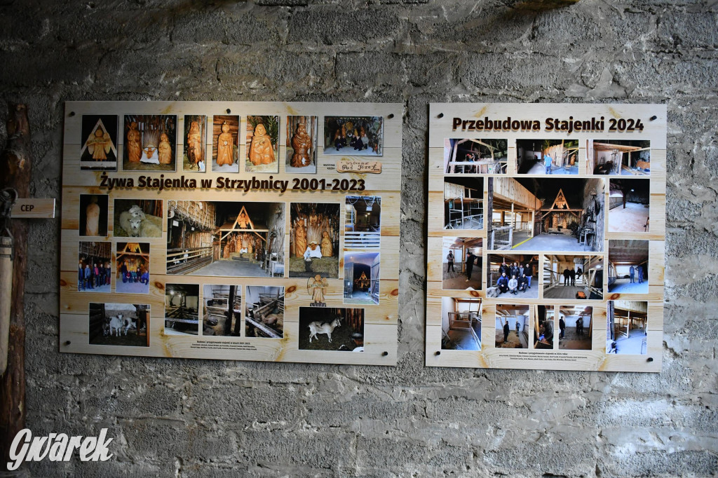 Żywa stajenka w Strzybnicy ponownie otwarta