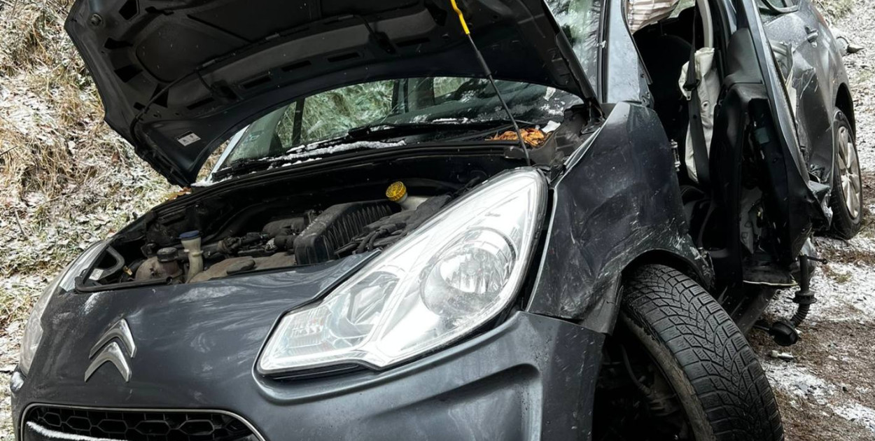 Kierowca bmw zjechał na przeciwległy pas ruchu