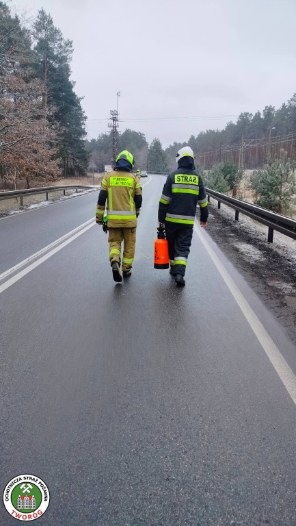 Kierowca bmw zjechał na przeciwległy pas ruchu