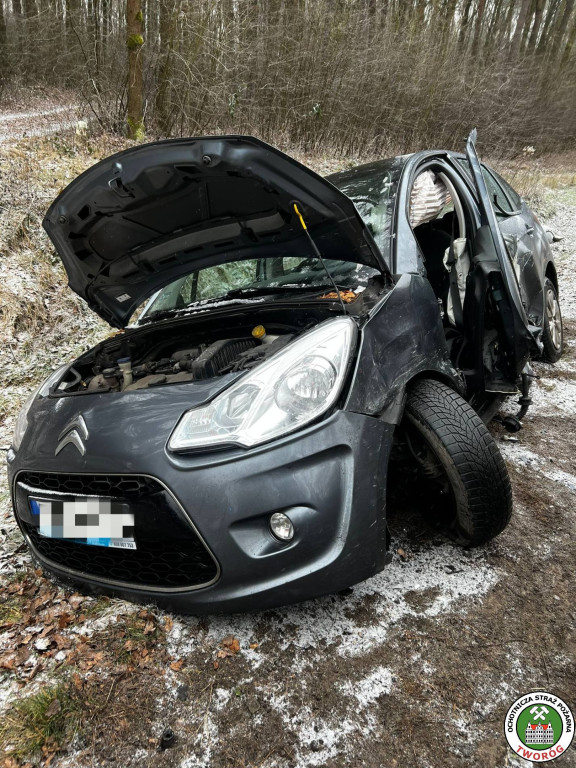 Kierowca bmw zjechał na przeciwległy pas ruchu