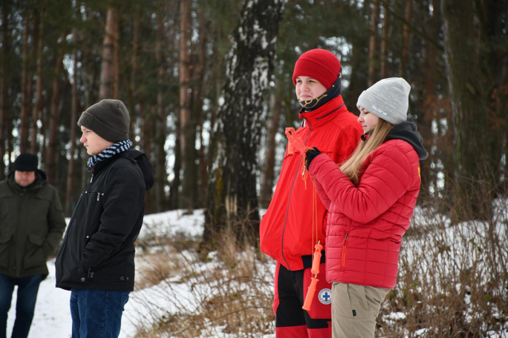 Zalew Nakło-Chechło. Gdy lód pęka. Ratownicy w akcji