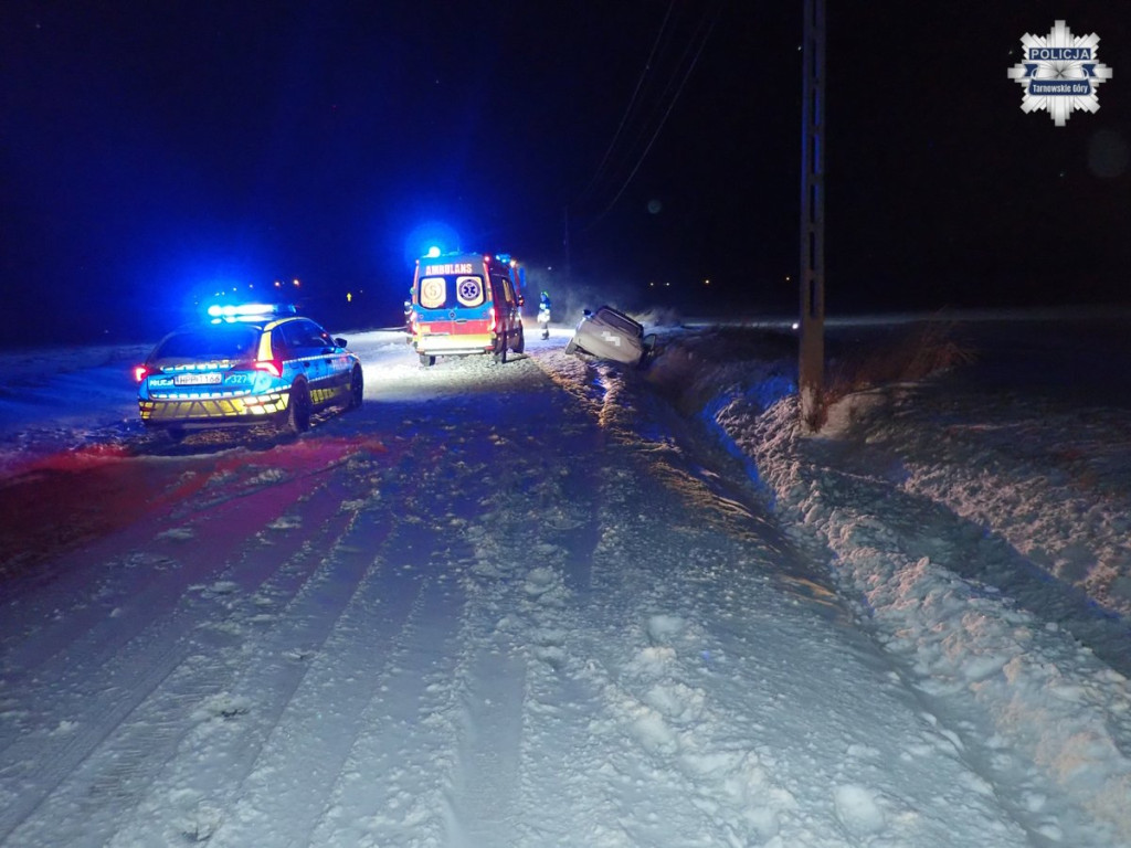 Wypadek na ul. Szkolnej. Kobieta w szpitalu