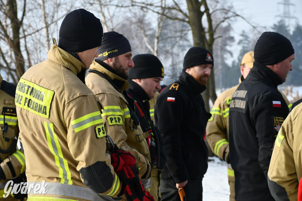 Nakło-Chechło: ćwiczenia ratownicze na lodzie