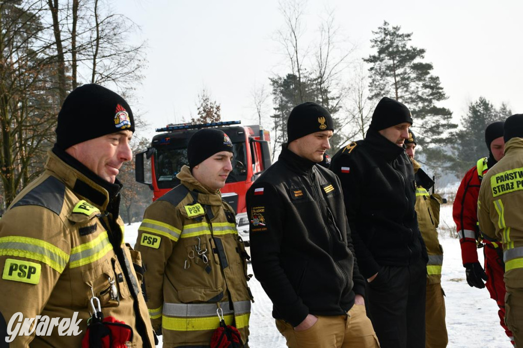 Nakło-Chechło: ćwiczenia ratownicze na lodzie