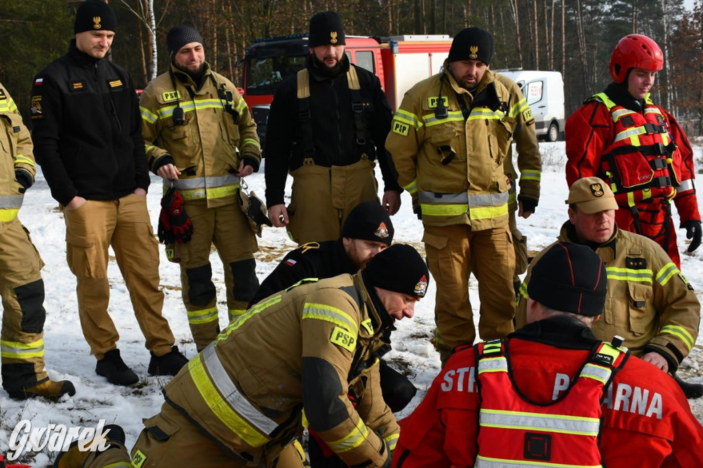 Nakło-Chechło: ćwiczenia ratownicze na lodzie