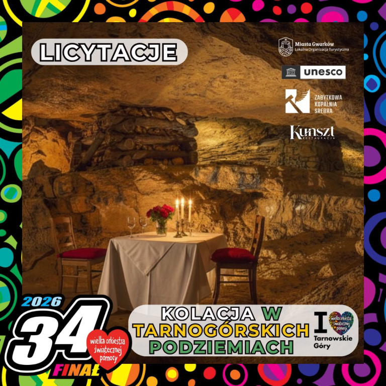 Ikarus na wyłączność, kolacja pod ziemią. WOŚP