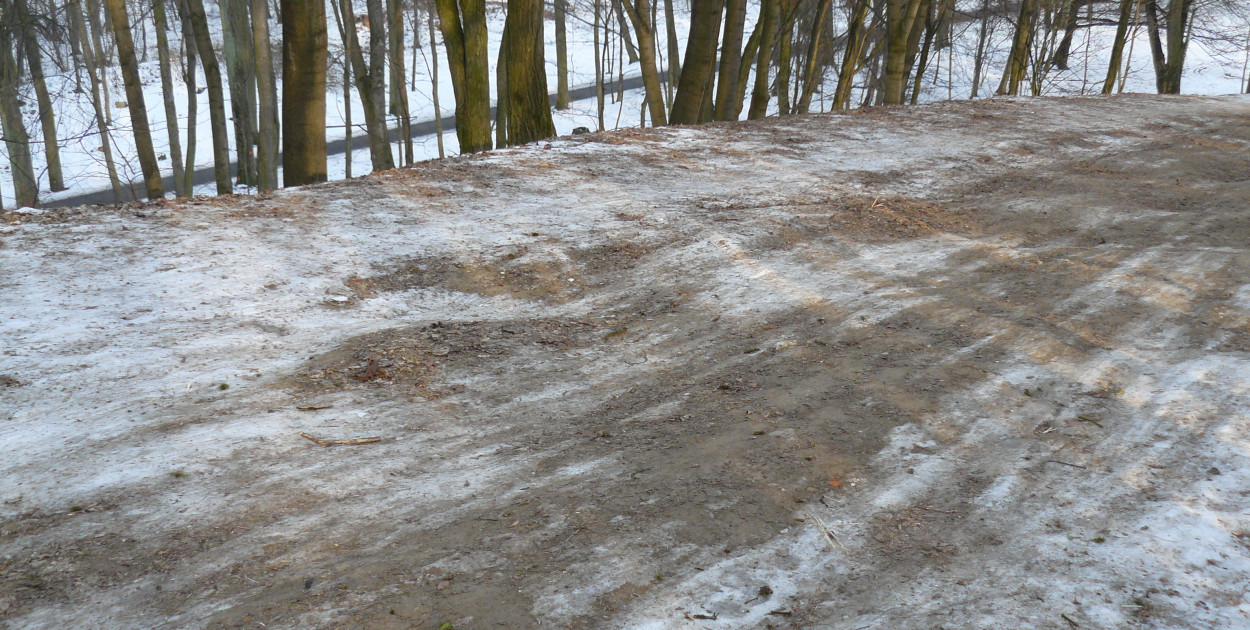 Górka saneczkowa w Parku Miejskim do odnowienia