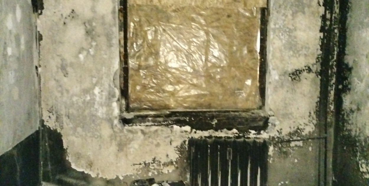 Pożar mieszkania. Potrzebna pomoc!