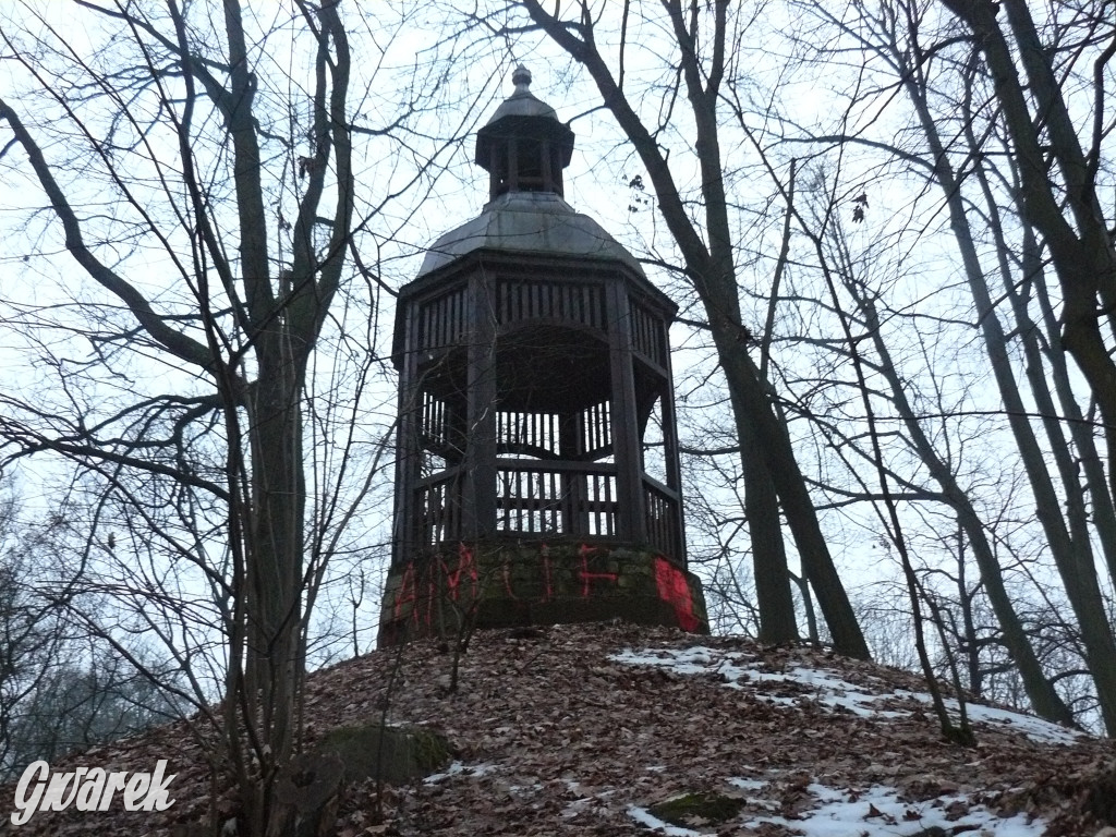 Wandalizm w Parku Miejskim. Słaby ten romantyzm