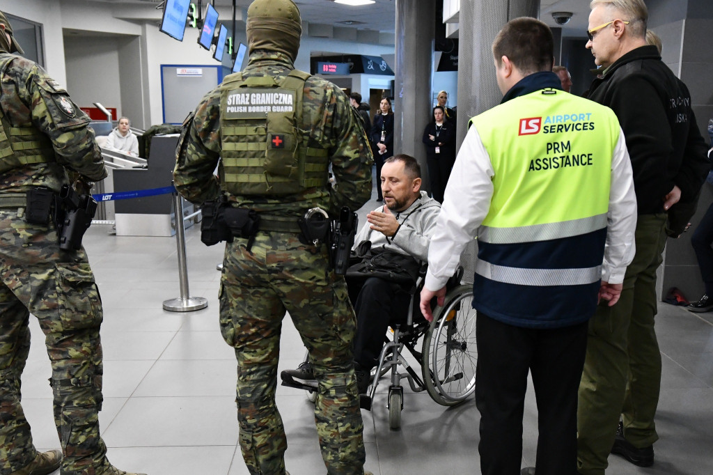 Akcja na lotnisku w Pyrzowicach, awantura i…