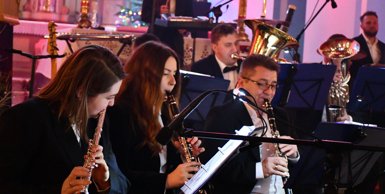 Noworoczny koncert orkiestry dętej w Żyglinie